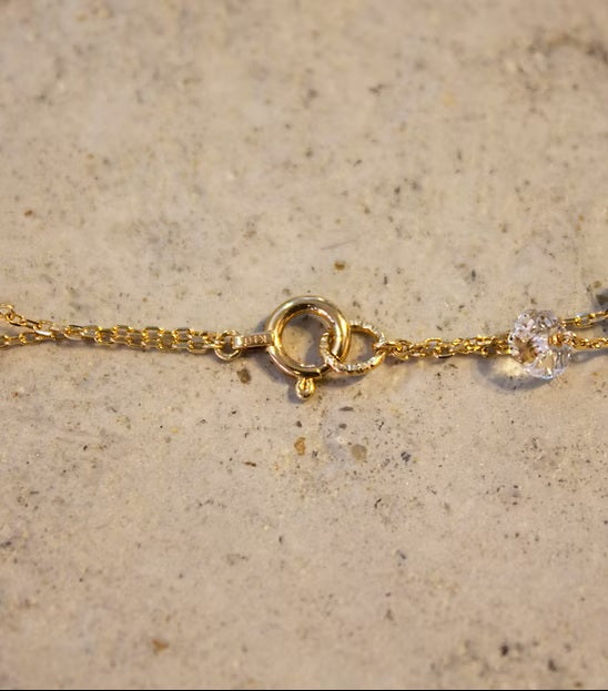 Loop 2 Line Bracelet K10YG