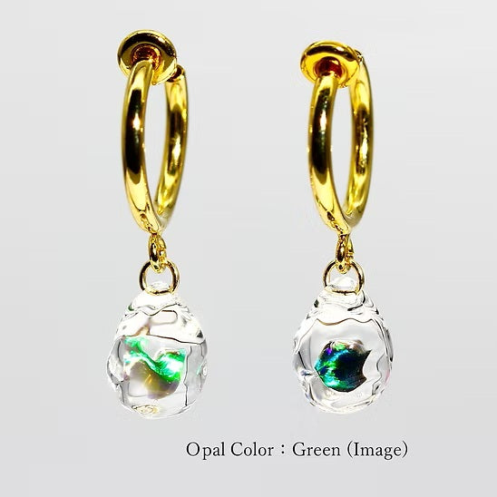 Hoop Earring ロジウムメッキ