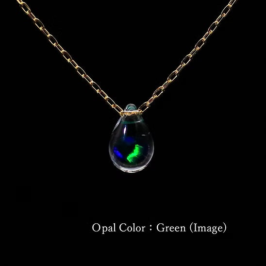 S Drop Necklace K18