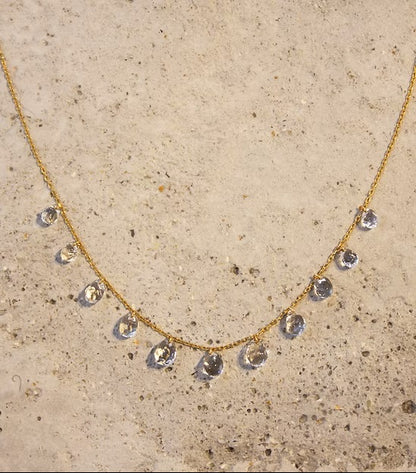 11 Drop Necklace K10YG
