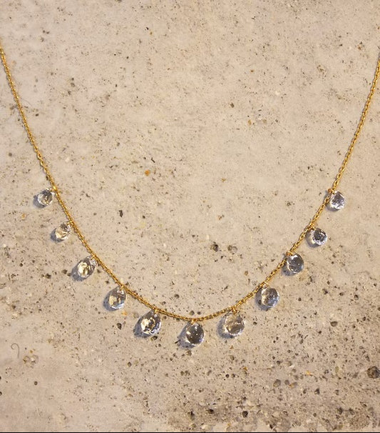 11 Drop Necklace K10YG