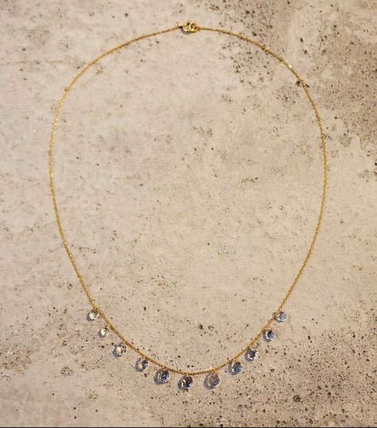 11 Drop Necklace K10YG