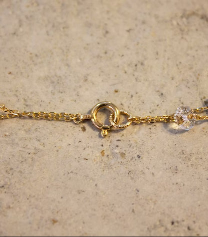 Loop 2 Line Bracelet K10YG