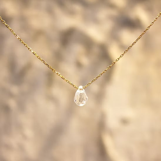 Drop S Necklace K10YG