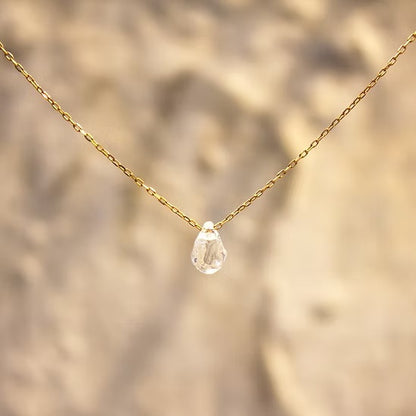 Drop S Necklace K10YG