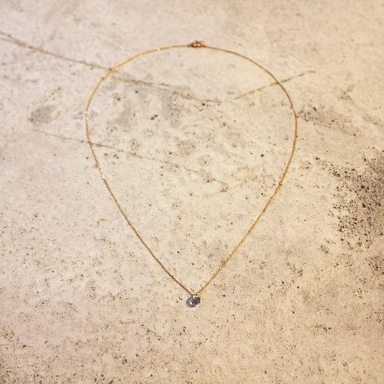 Drop S Necklace K10YG
