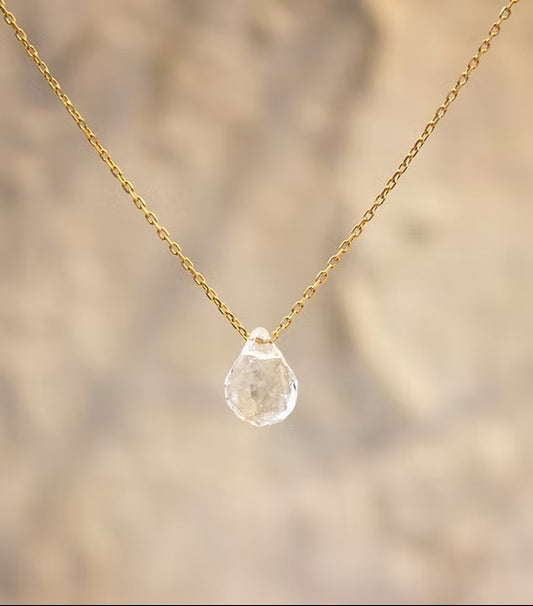 Drop M Necklace K10YG