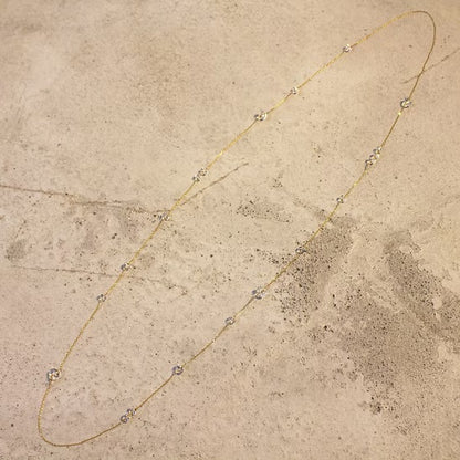 Loop Long Necklace K10YG