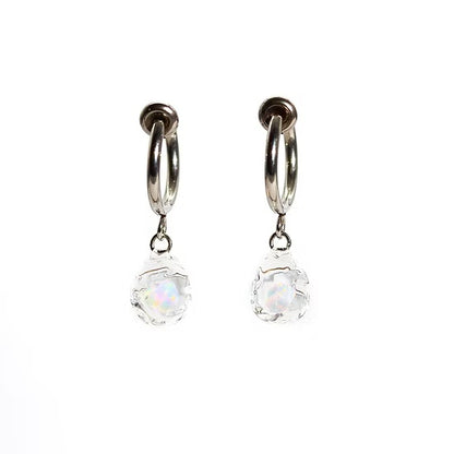 Hoop Earring ロジウムメッキ