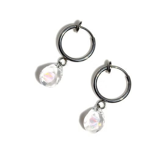Hoop Earring ロジウムメッキ