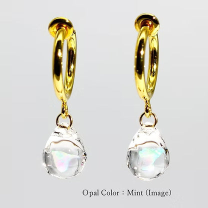Hoop Earring ロジウムメッキ