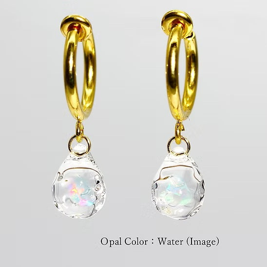 Hoop Earring ロジウムメッキ