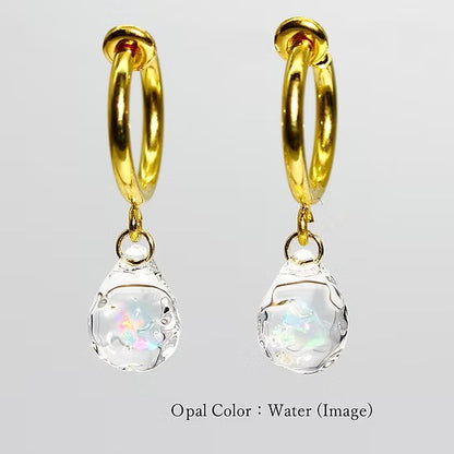 Hoop Earring ロジウムメッキ