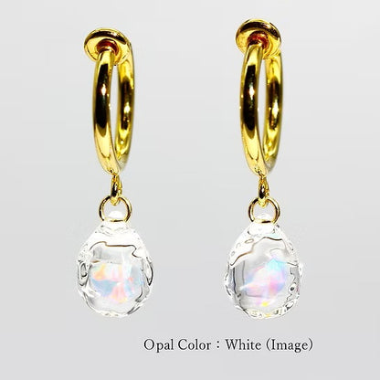 Hoop Earring ロジウムメッキ