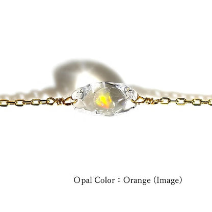 Ellipse Anklet K10YG