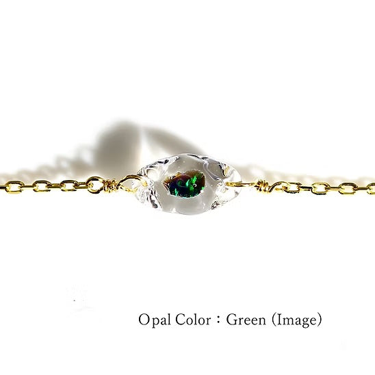 Ellipse Anklet K10YG