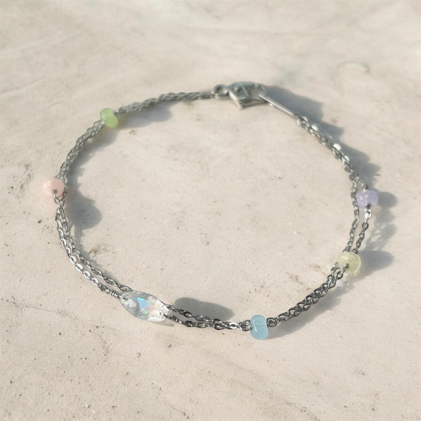 macaron 2 Line Bracelet 316L