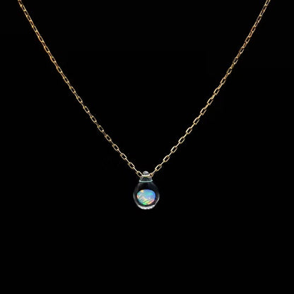 S Drop Necklace K18