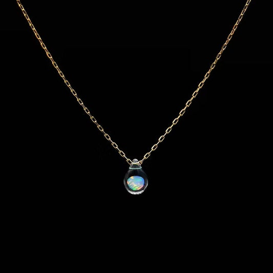 S Drop Necklace K18