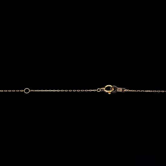 S Drop Necklace K18