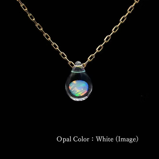 S Drop Necklace K18