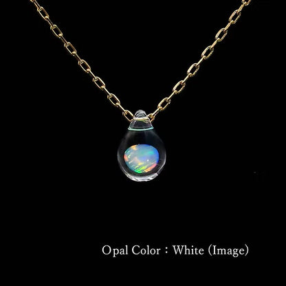 S Drop Necklace K18