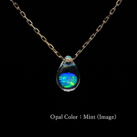 S Drop Necklace K18