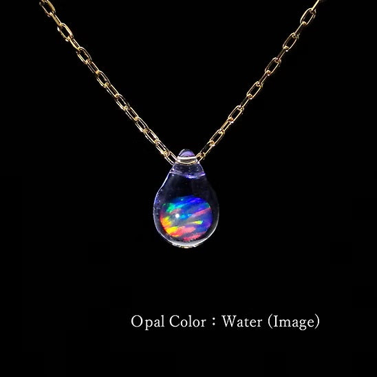 S Drop Necklace K18