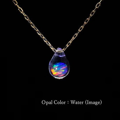 S Drop Necklace K18