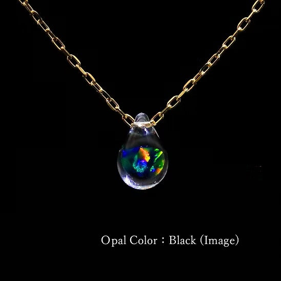 S Drop Necklace K18
