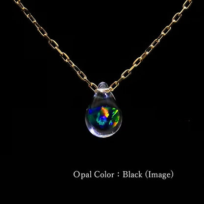 S Drop Necklace K18