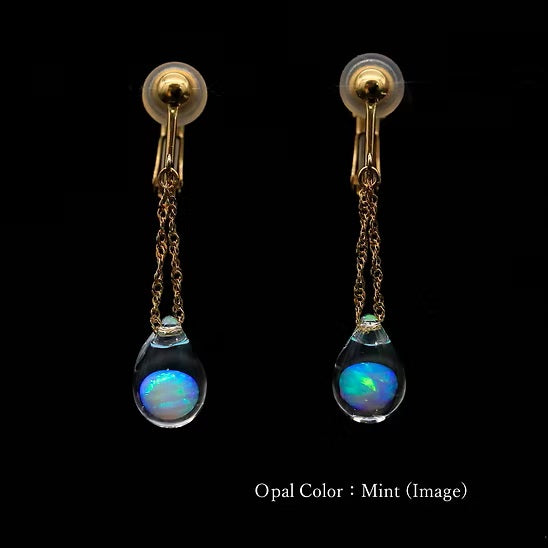 M Drop Earring K18
