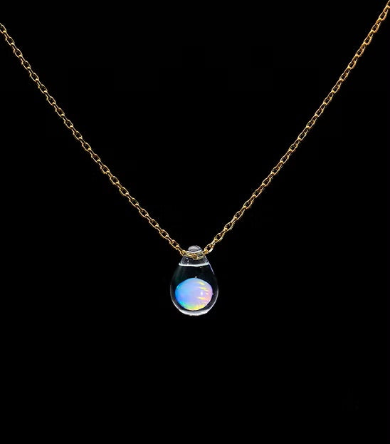 M Drop Necklace K18