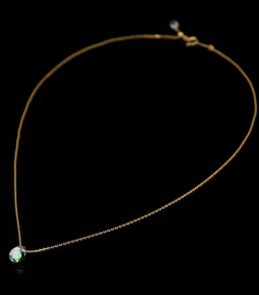 M Drop Necklace K18