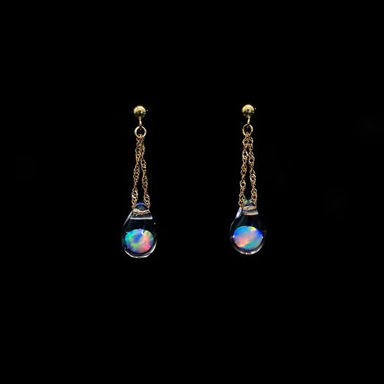SENTE ピアス オパール　ドロップストーン ゴールドカラー Pierced – sente